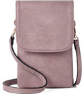 Vegan Leather Small Crossbody Phone Bag - Hands-Free Organizer
