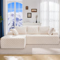 Cloud Couch Modular Sectional Sofa with Oversized Left Chaise - White