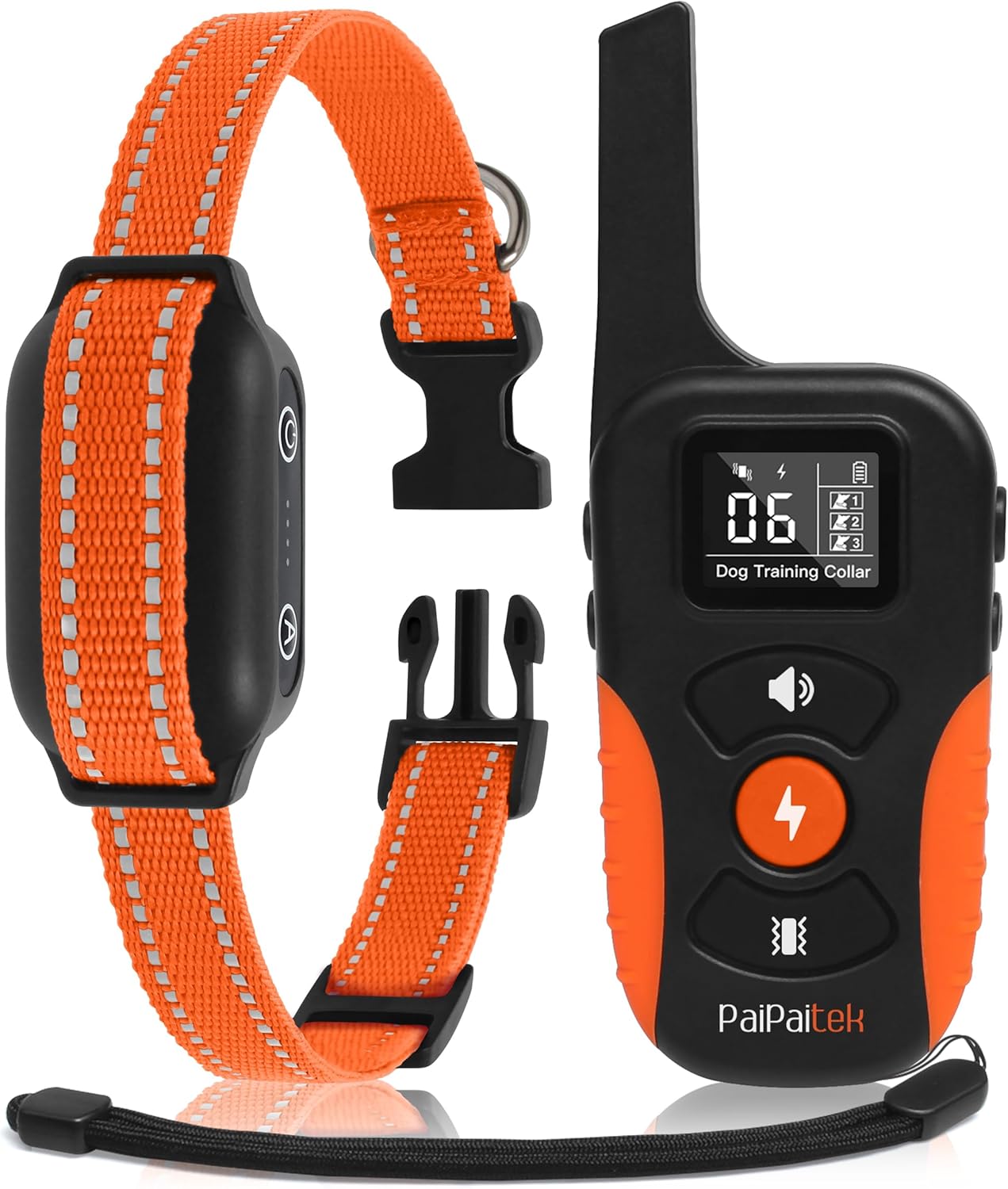 PaiPaitek Bark Activated Shock Collar for Medium Large Dogs