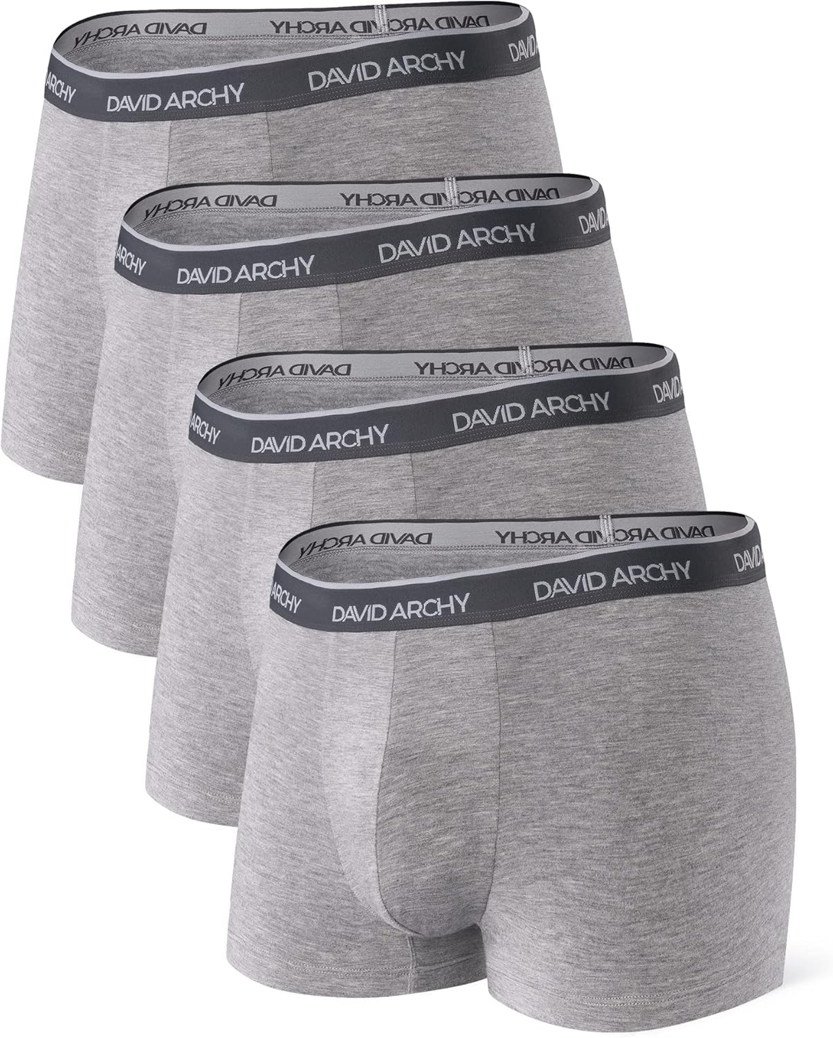 DAVID ARCHY Mens Trunks Underwear Soft Breathable Rayon Bamboo