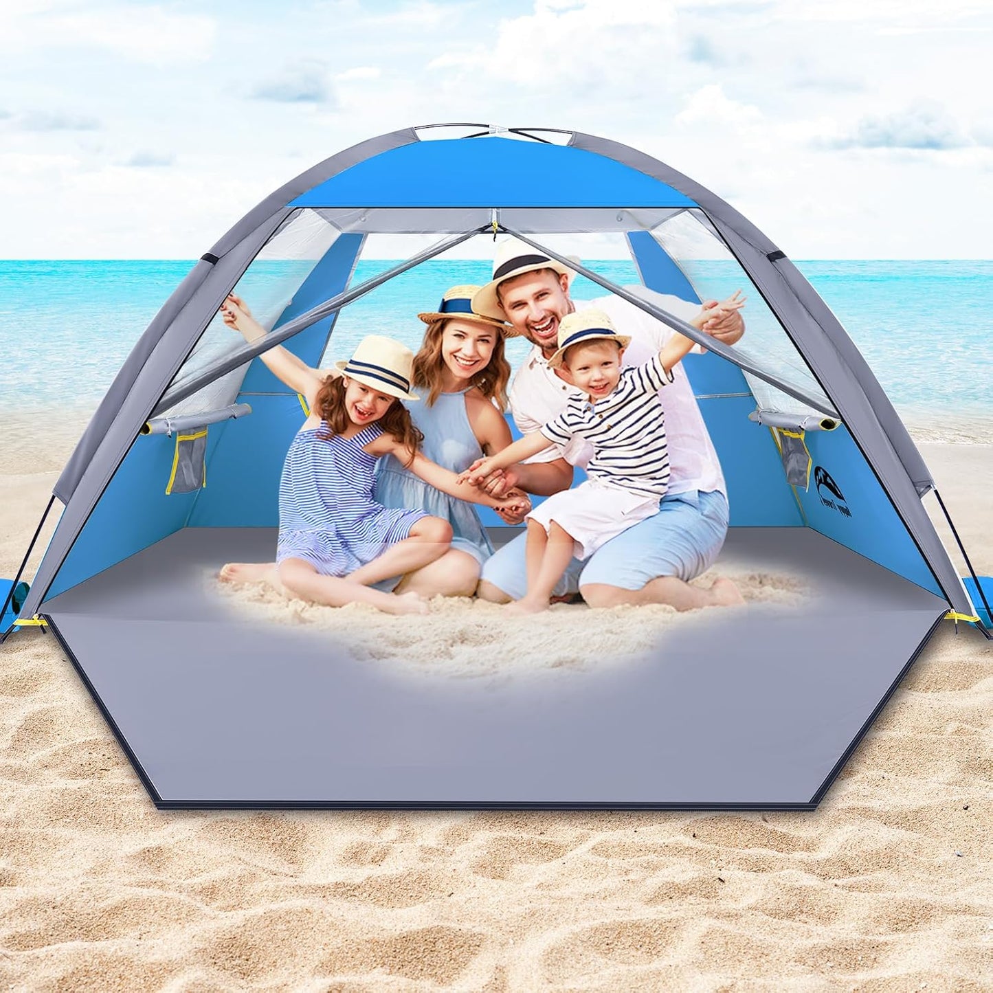 Happy Travel Beach Tent with UPF 50+ Protection for Families