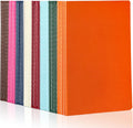 48 Pack Colorful A5 Lined Notebook - Bulk A5 Journals for Travel