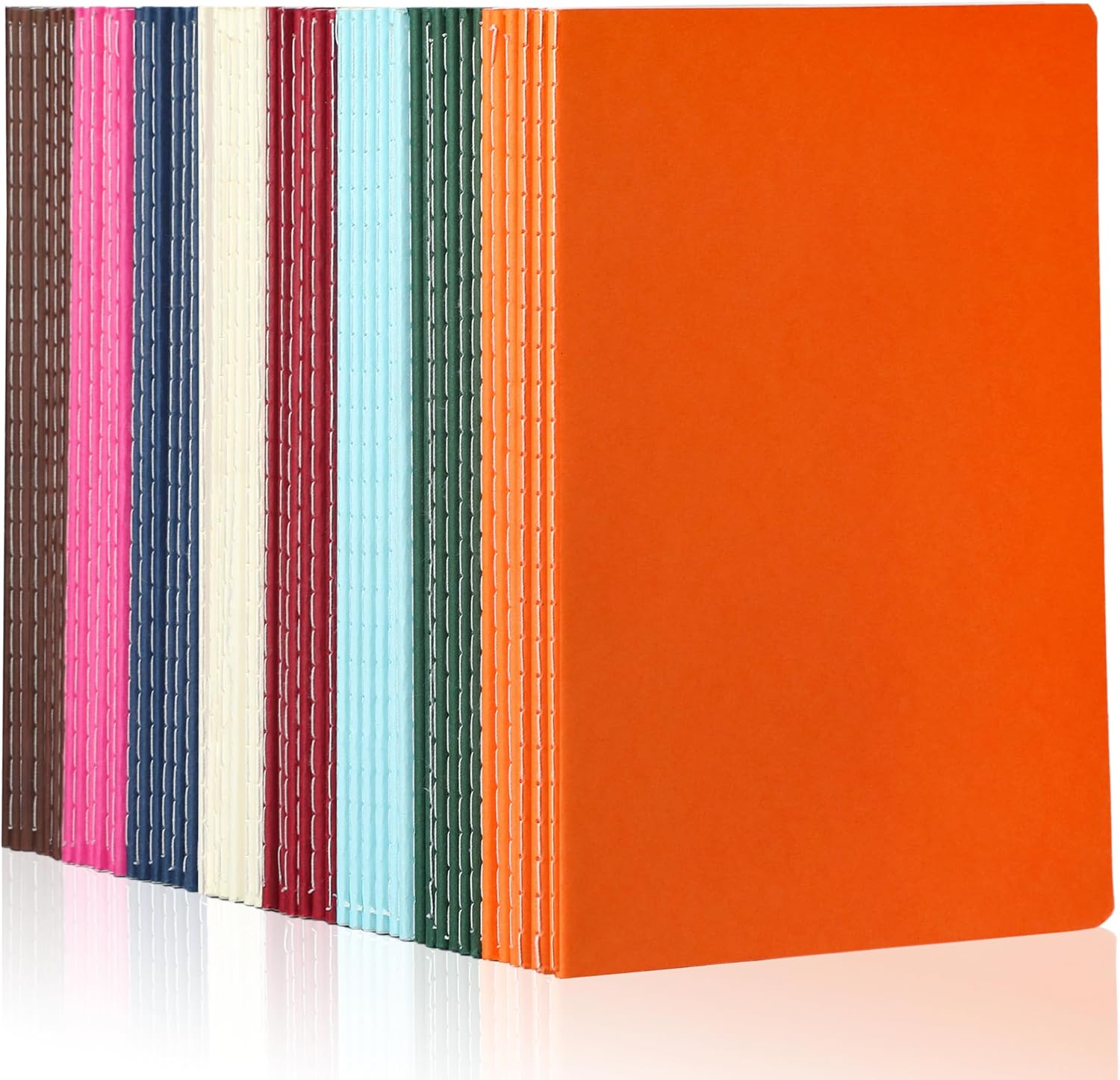 48 Pack Colorful A5 Lined Notebooks - Perfect for Travelers and Students!