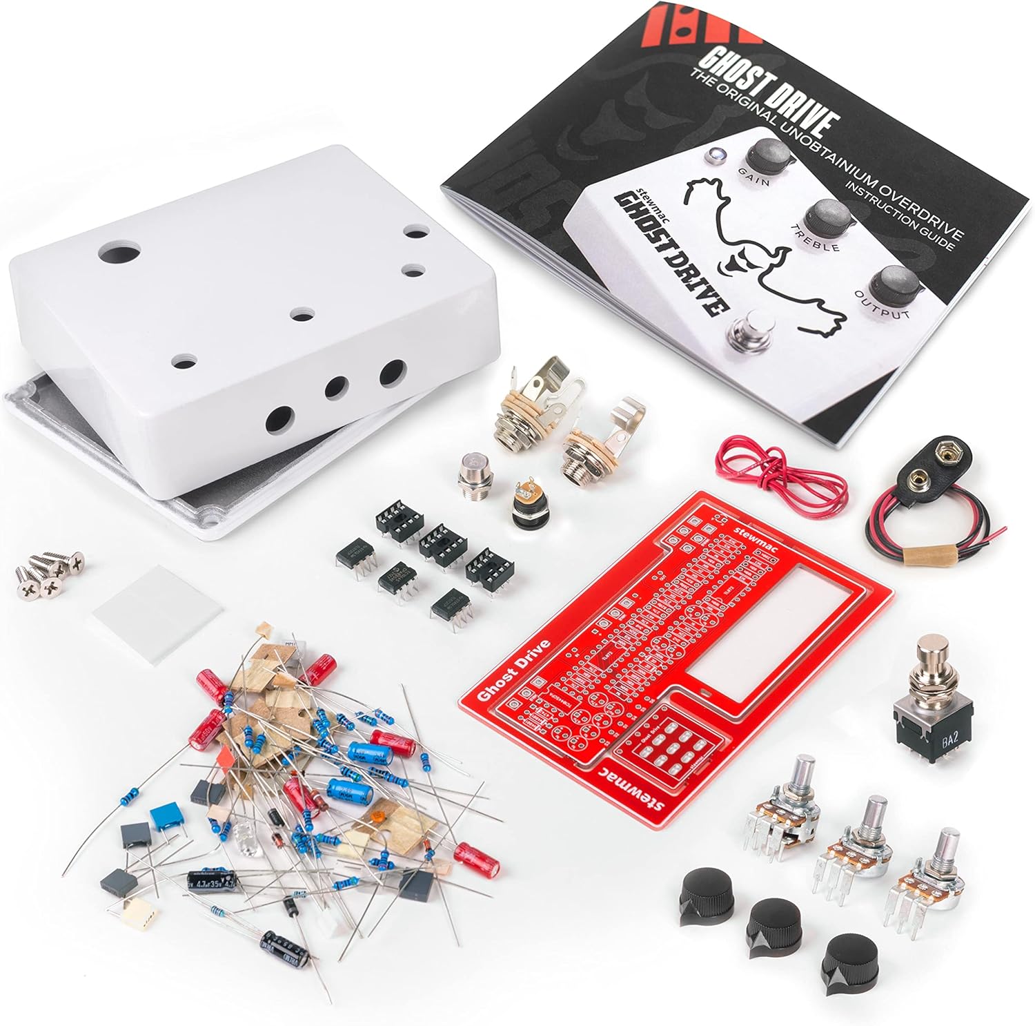 Build Your Own Overdrive Kit with StewMac Ghost Drive Pedal