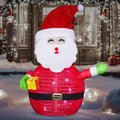 Christmas Standing Lighted Santa Claus Decoration - Timed 2.75ft