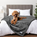 PetAmi Waterproof Dog Blanket for Queen Bed Large XL - Reversible