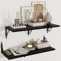 Dreamland Deep Floating Shelves 31in x 12in Set of 2 - Wide Display