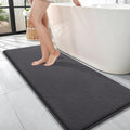 Memory Foam Bath Mat Rug 47x17 - Extra Soft Quick Dry Bath Mat
