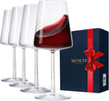 BENETI Wine Glasses Set of 4 - Handmade Luxury Crystal Glasses
