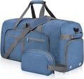 Felipe Varela Duffle Bag with Shoe Compartment - Foldable Waterproof