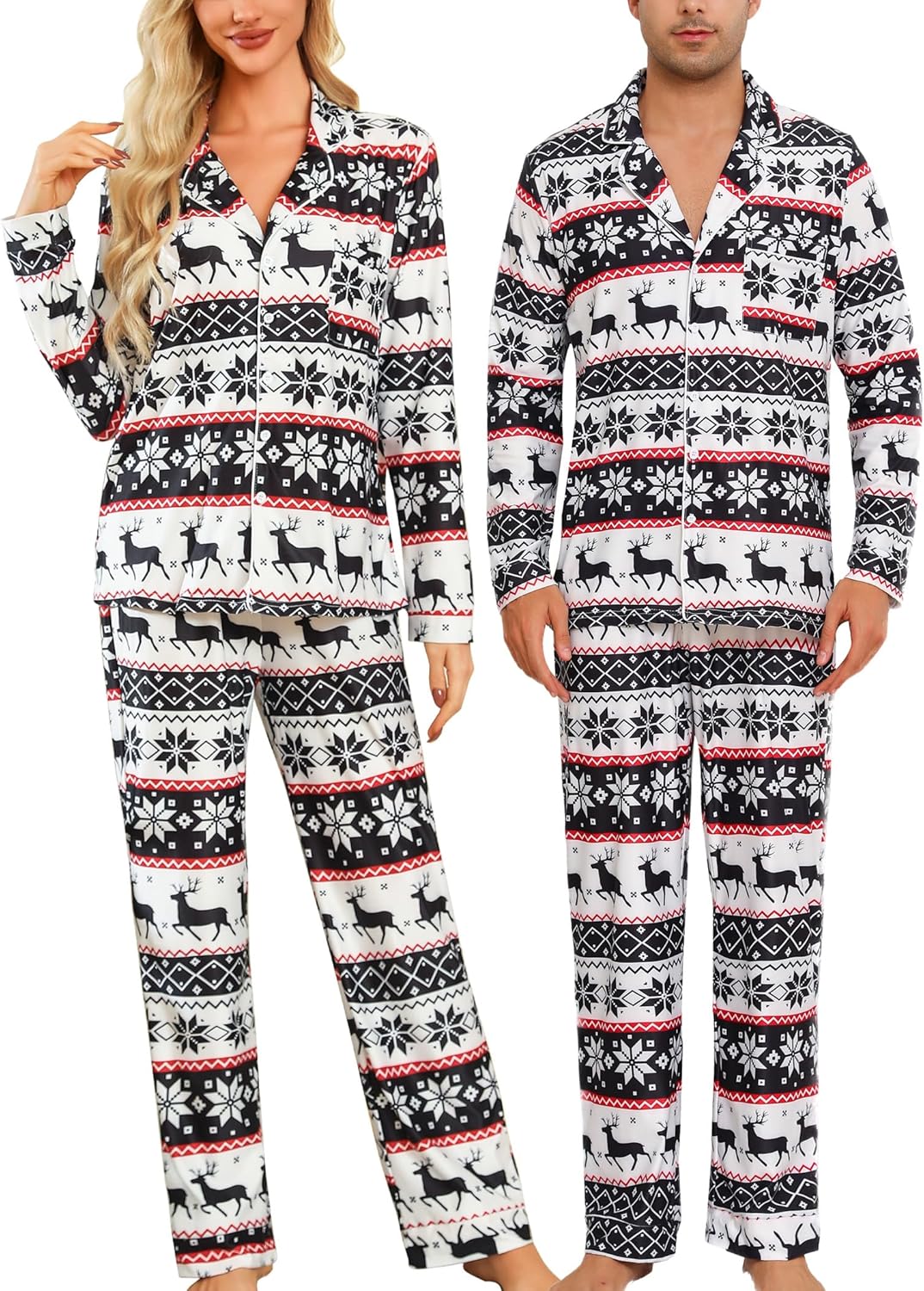 Couples Christmas Pajamas Sets for Comfy Holiday Sleepwear