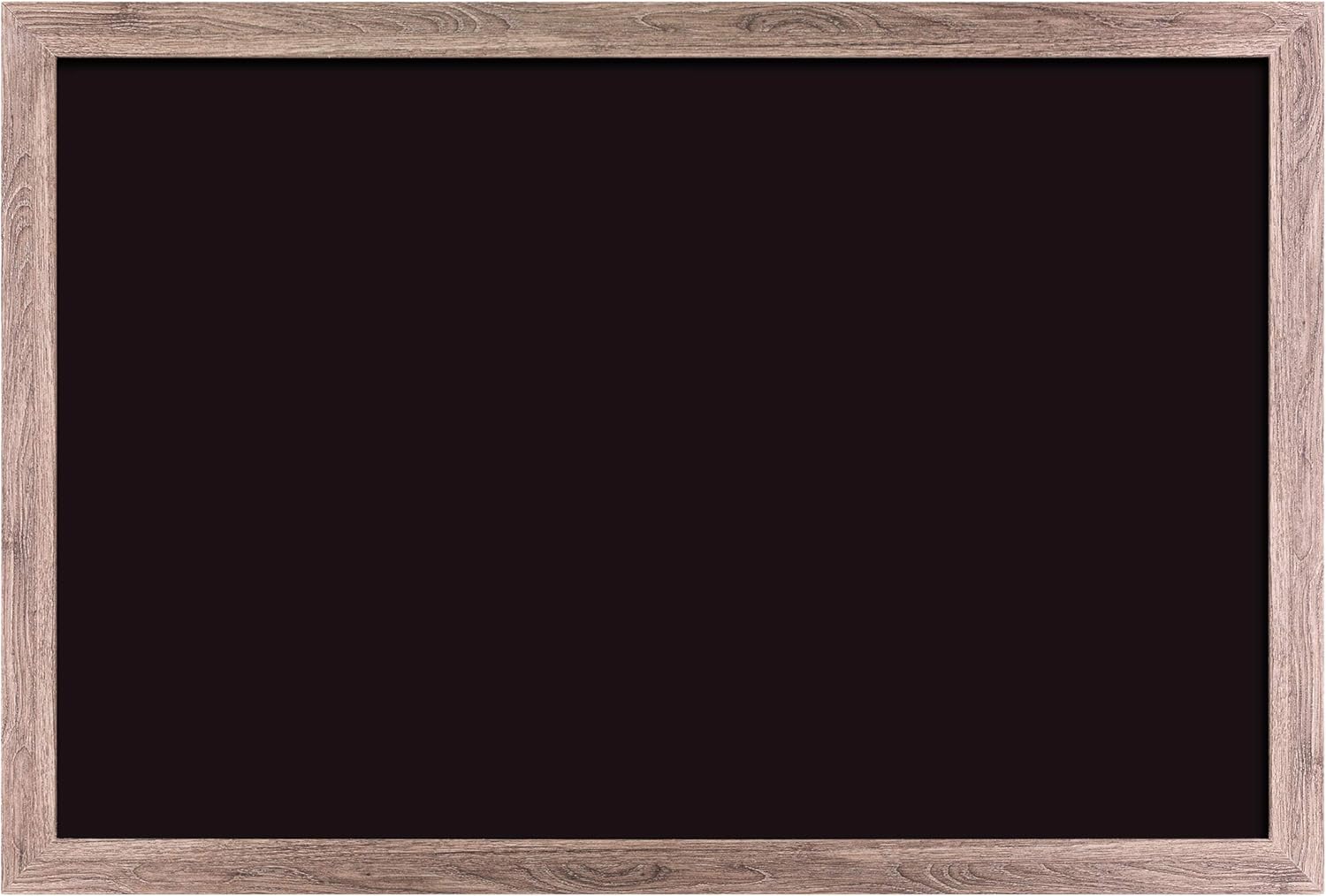 Magnetic Chalkboard 36in x 48in with Rustic Wood Frame