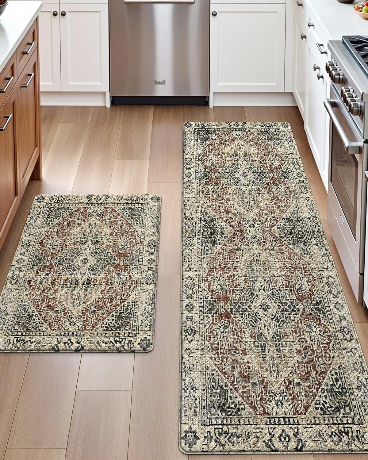 DEXI Kitchen Mats for Floor Cushioned Anti Fatigue Comfort Set