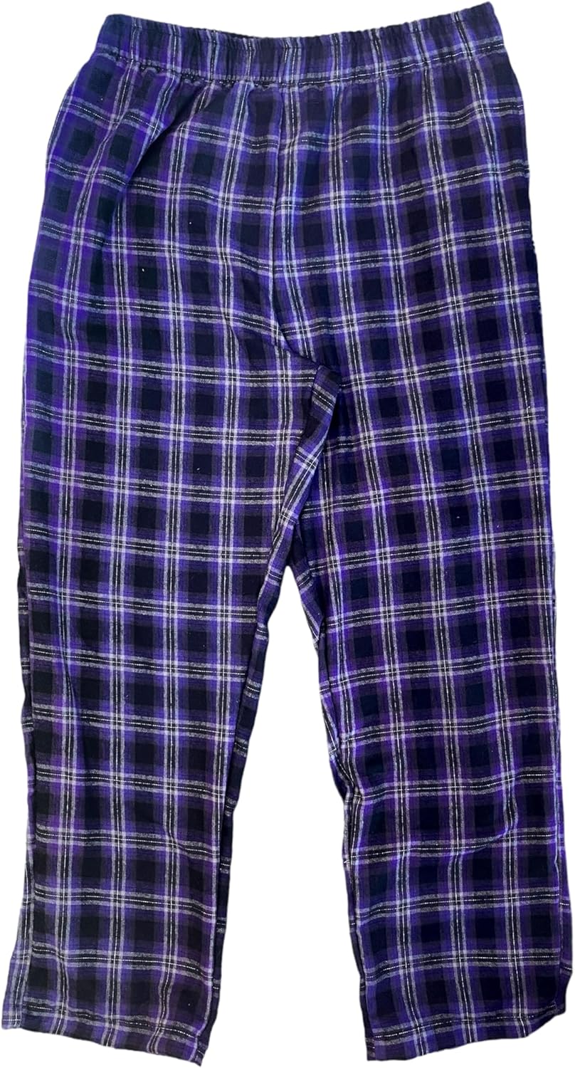 Men Women Unisex Plaid Flannel Pajama Pants for Cozy Comfort