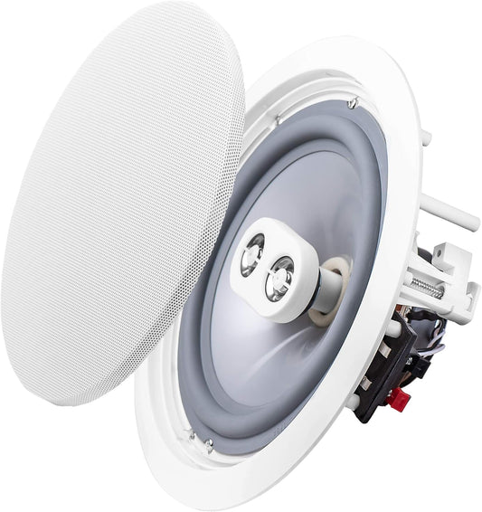 Premium Sound: OSD Audio 8 Dual Tweeter Ceiling Speaker