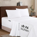 Elegant Comfort Luxury 1500 Microfiber King Sheet Set - Extra Deep