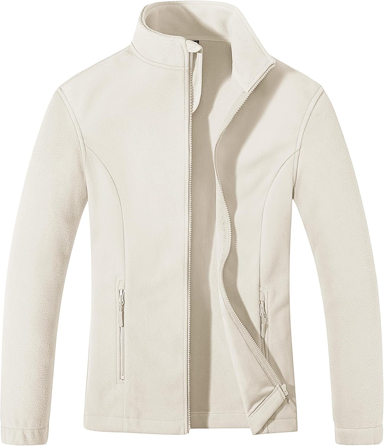MAGCOMSEN Women's Fleece Jacket Zip Up Coat for Winter Comfort