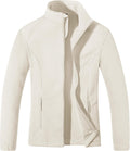 MAGCOMSEN Women's Fleece Jacket Zip Up Coat - Lightweight (Style Q9ZB)