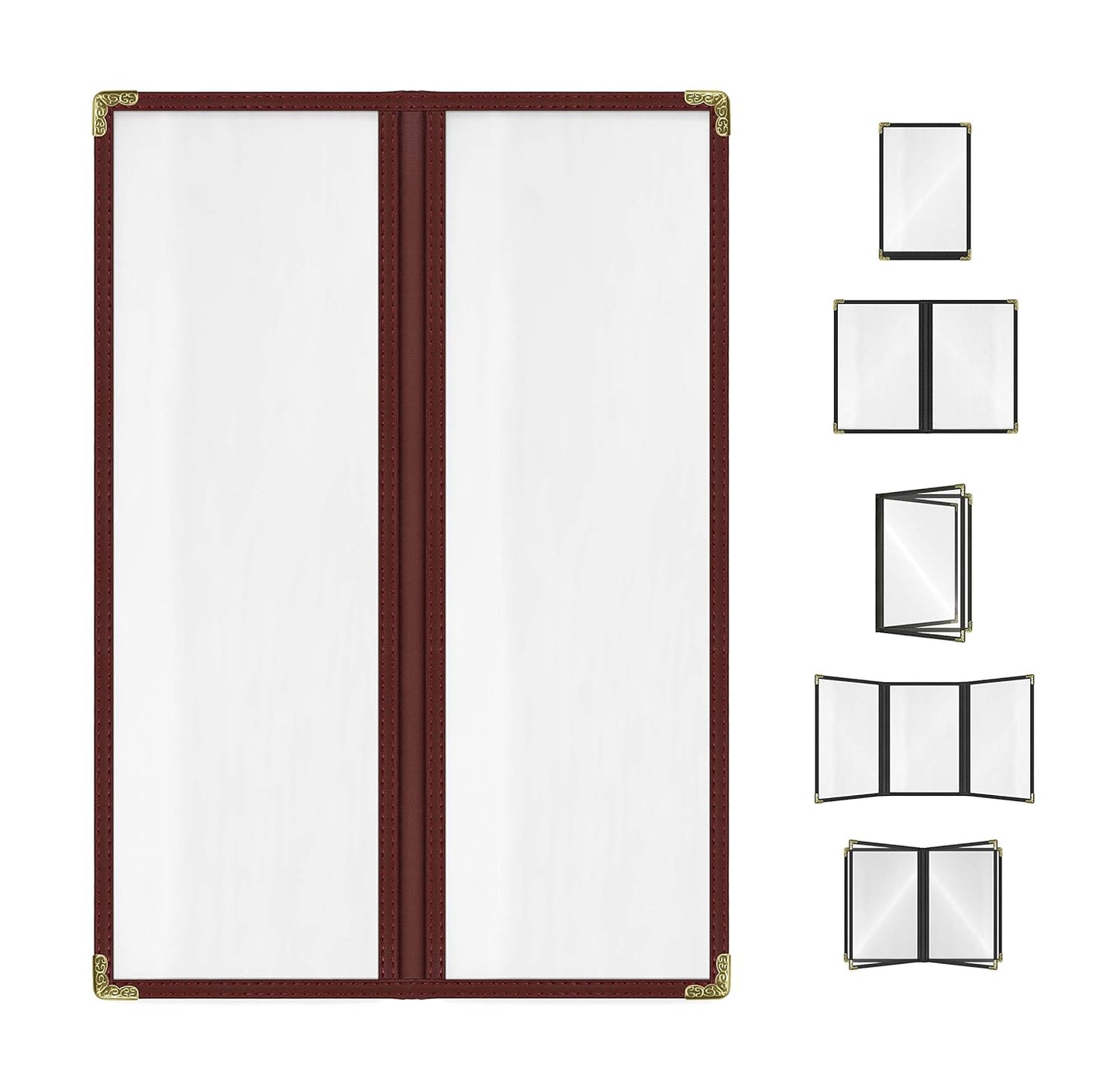 Goodsmart Restaurant Menu Covers - Elegant Burgundy Design Pack