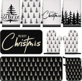 Christmas Kitchen Decor Set - Towels, Rugs, Mitts & Pot Holders (10