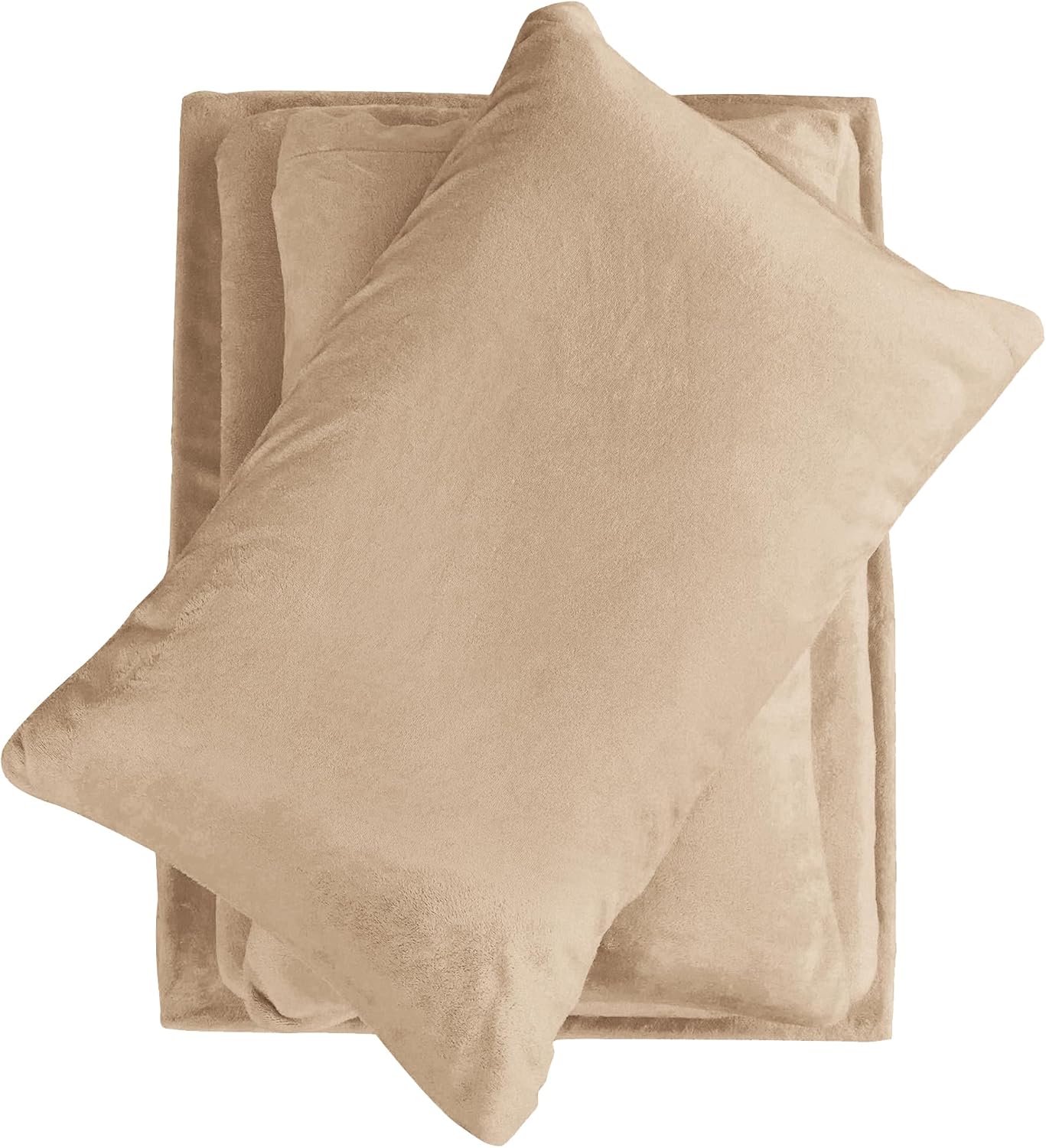 Softan Micro Fleece Bed Sheet Set for Queen Size Bedding