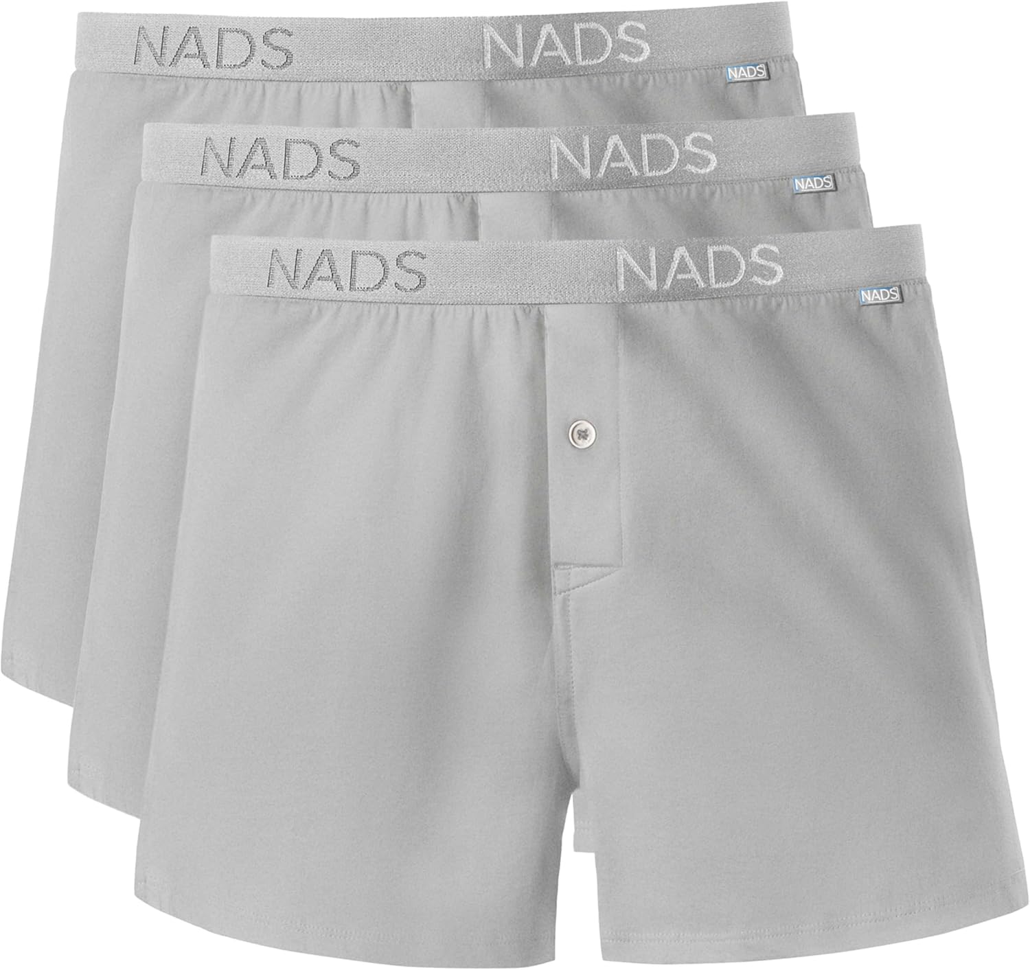 NADS Organic Cotton Boxers for Comfort & Safer Nuts Multi-Pack