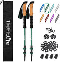 TheFitLife Lightweight Trekking Poles - Premium Aluminum & Cork Grip
