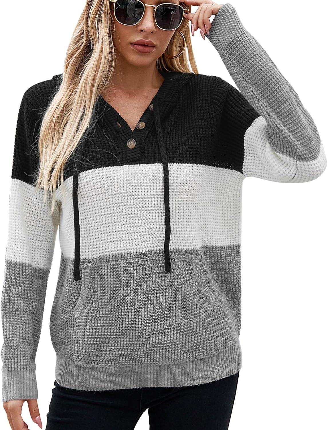 VIMPUNEC 2025 Fall Womens Hoodies Oversized Casual Fashion
