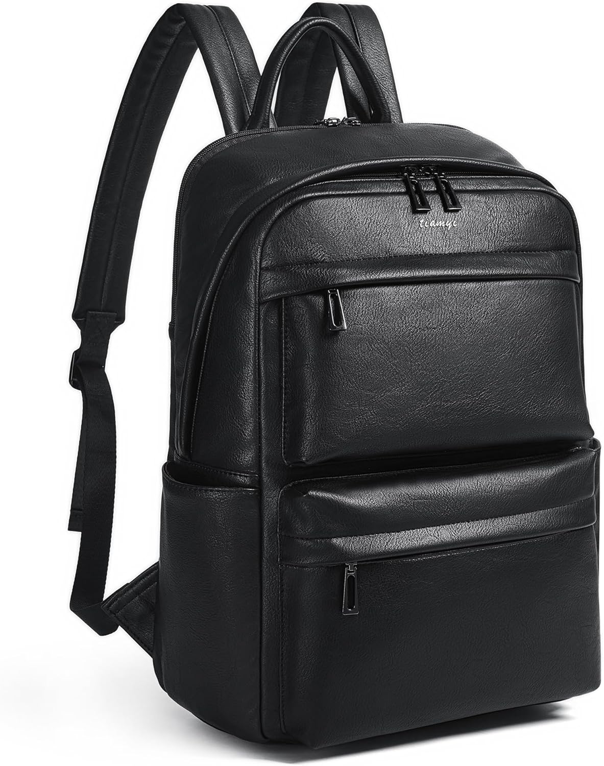 Leather Laptop Backpack for Women, Ideal for Work and Travel