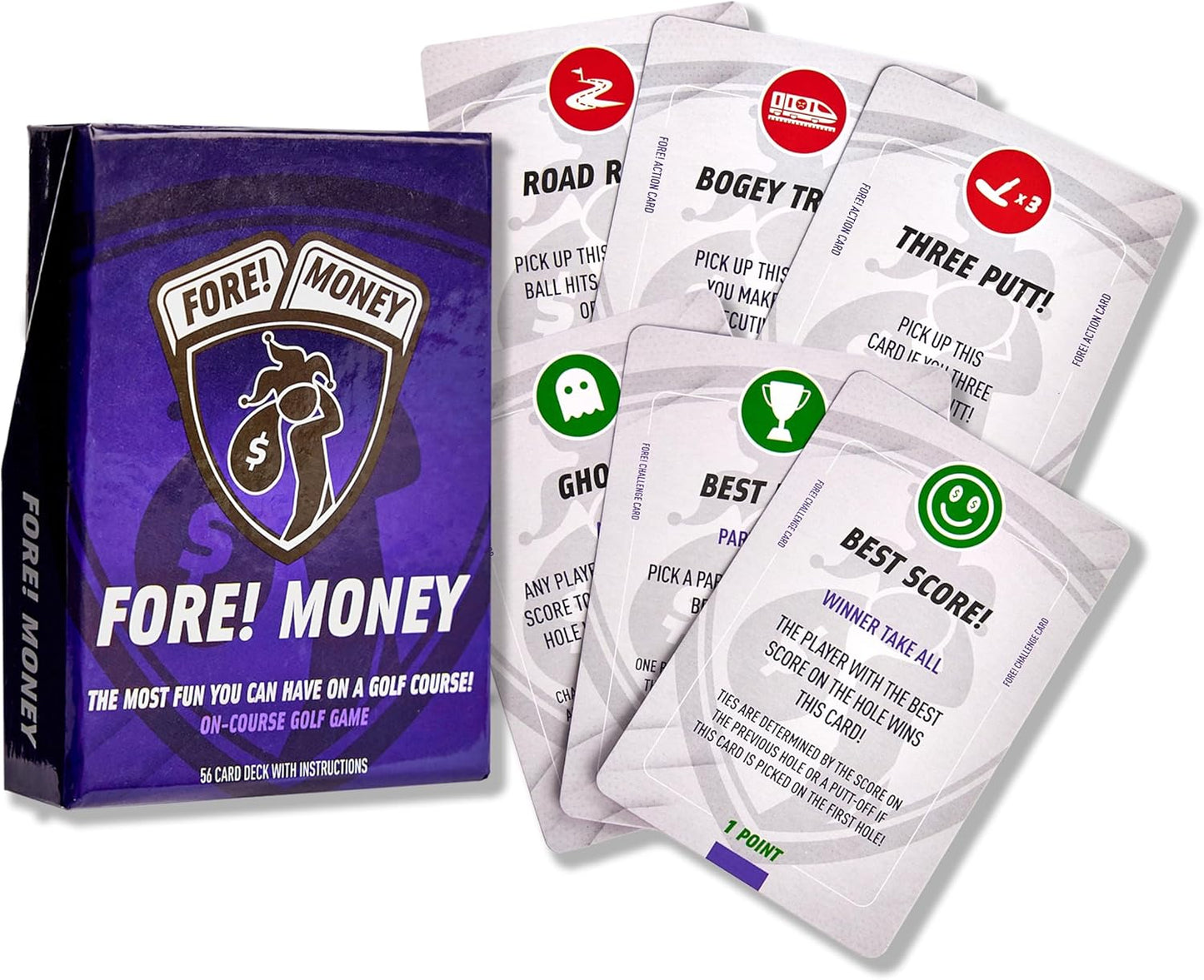 Golf Wagering Game | 56 Cards for Fun Rounds!