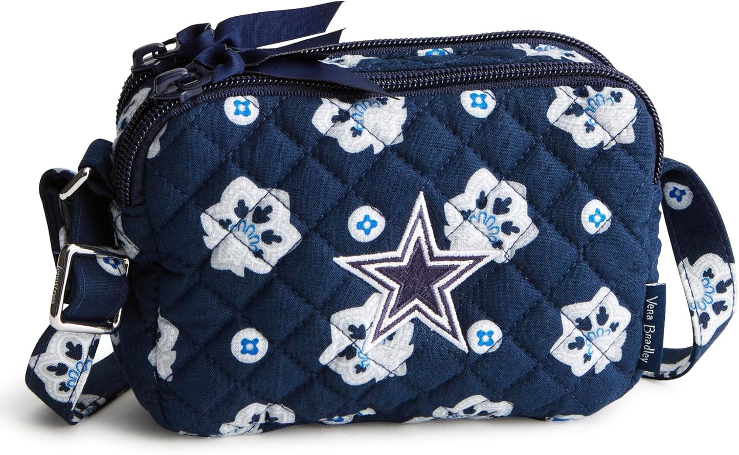 Vera Bradley Women's Cotton NFL Small Stadium Crossbody Bag