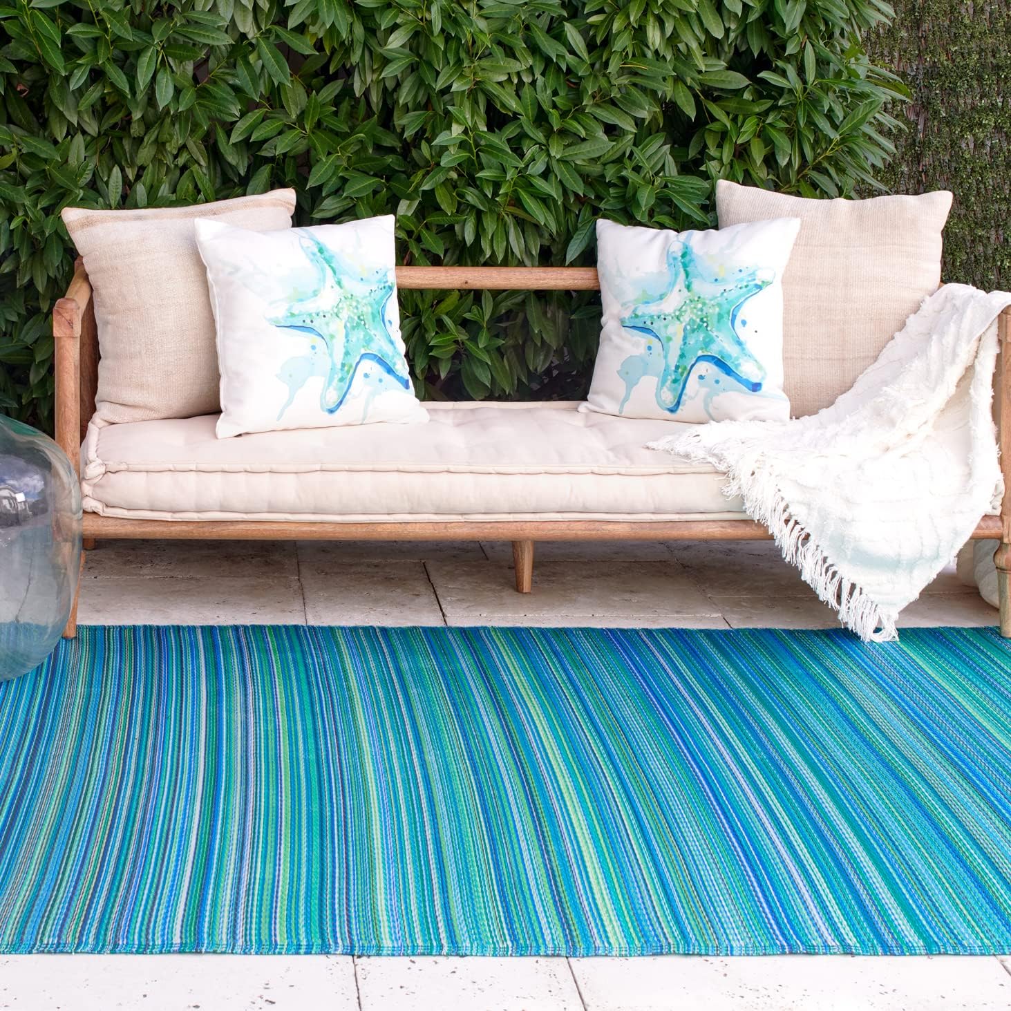 Fab Habitat Outdoor Rug - Waterproof, Fade Resistant & Stylish