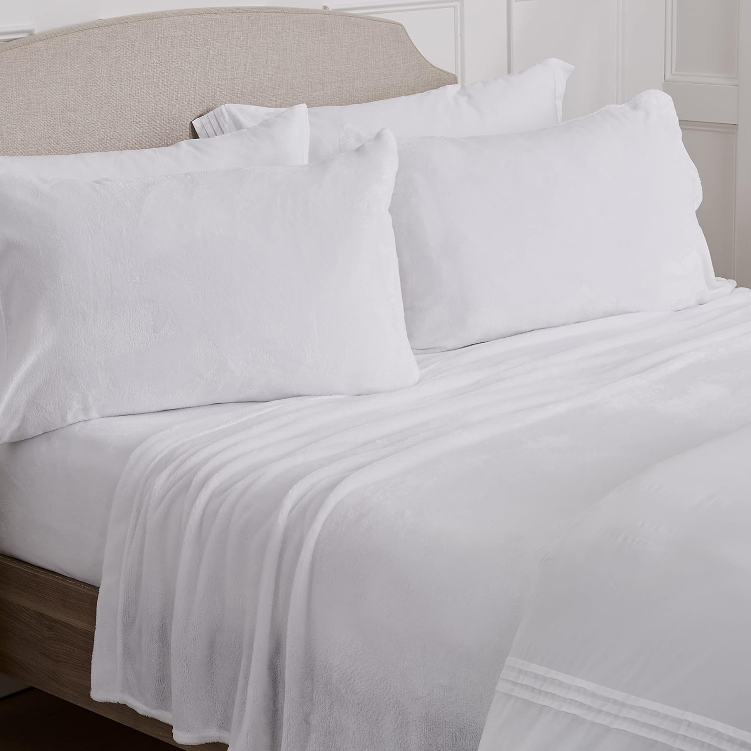 Ultra Soft Micro Fleece Sheets Set with Extra Deep Pockets