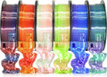 MIKA3D Mixed 6 Spools 2 Color Change Silk PLA Bundle - Shiny Gradient