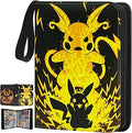 Card Binder 9-Pocket Holds 900 Cards - Removable Sleeves Carry Case