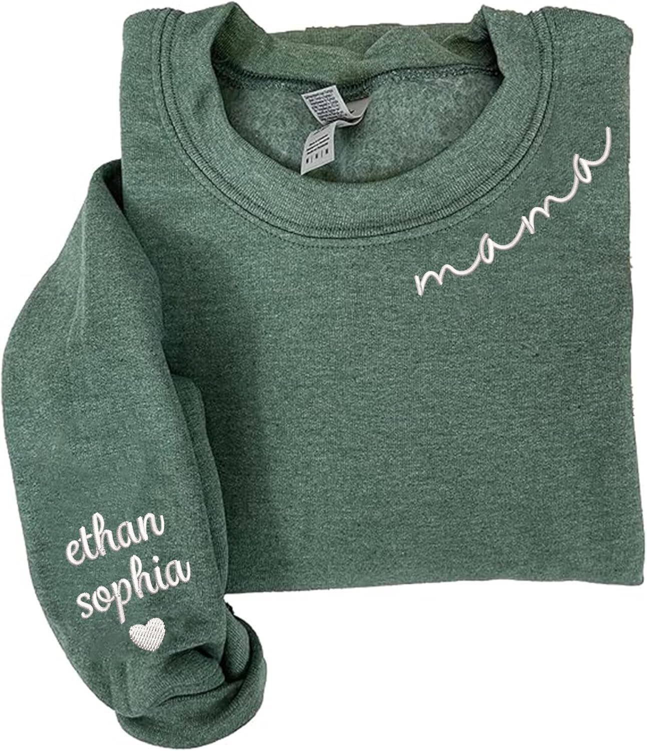 Custom Embroidered Mom Sweatshirt - Perfect Gift!