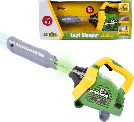 John Deere Leaf Blower Toy for Kids with Lights and Sounds