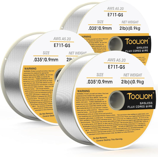 TOOLIOM E71T-GS Flux Core MIG Welding Wire for All Positions