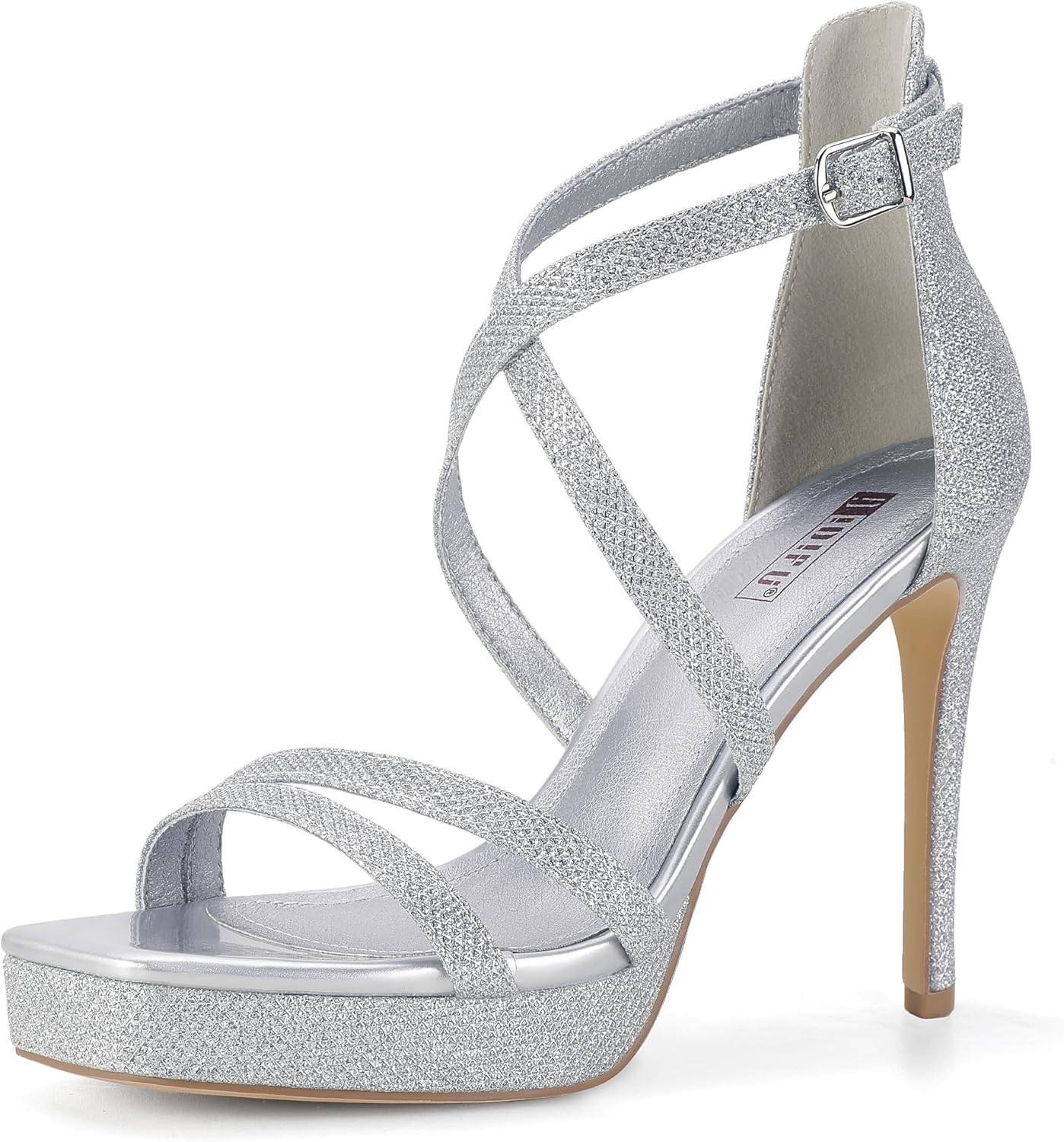 IDIFU Platform High Heels for Women - Strappy Stiletto Sandals