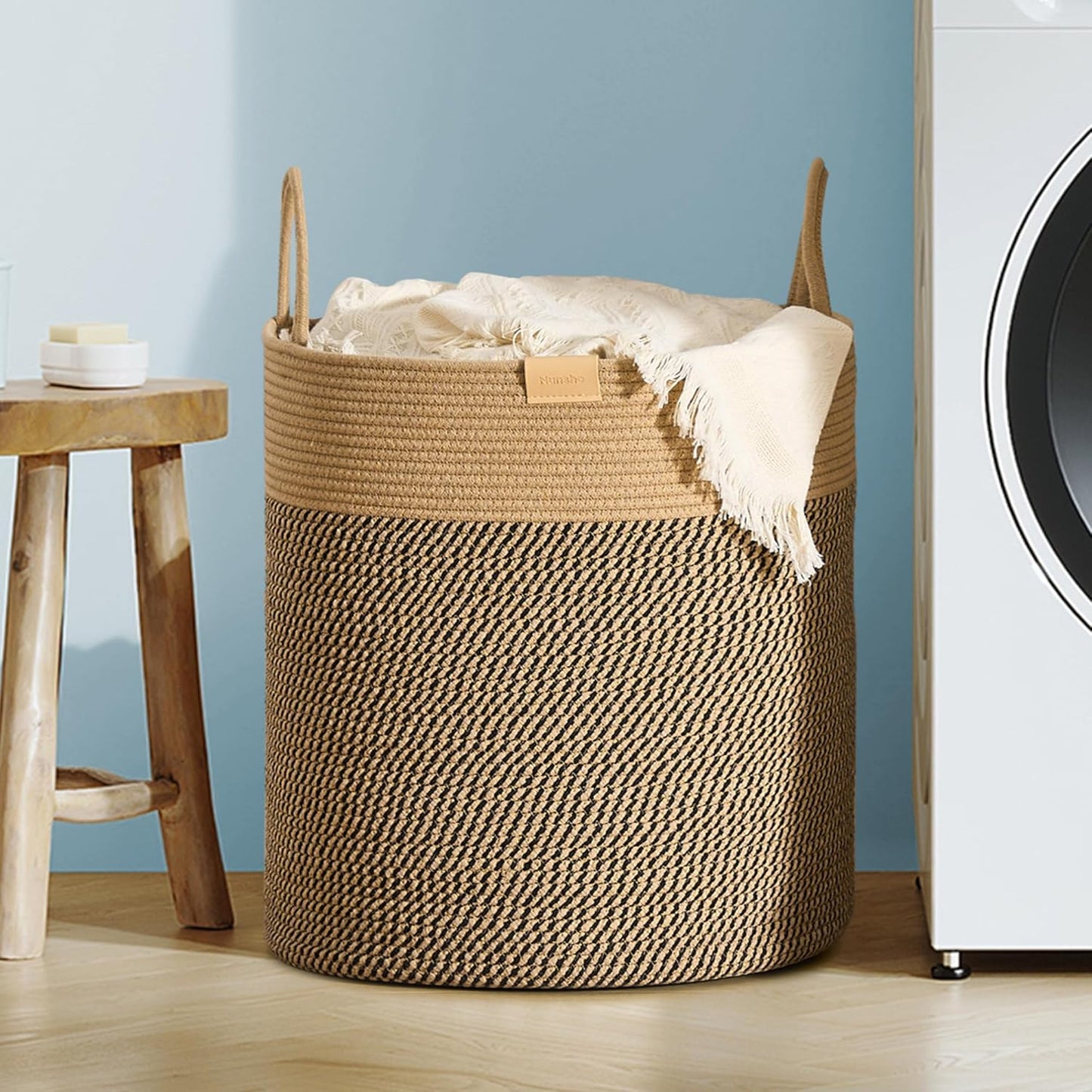80L Laundry Hamper Basket for Toys, Clothes, and More