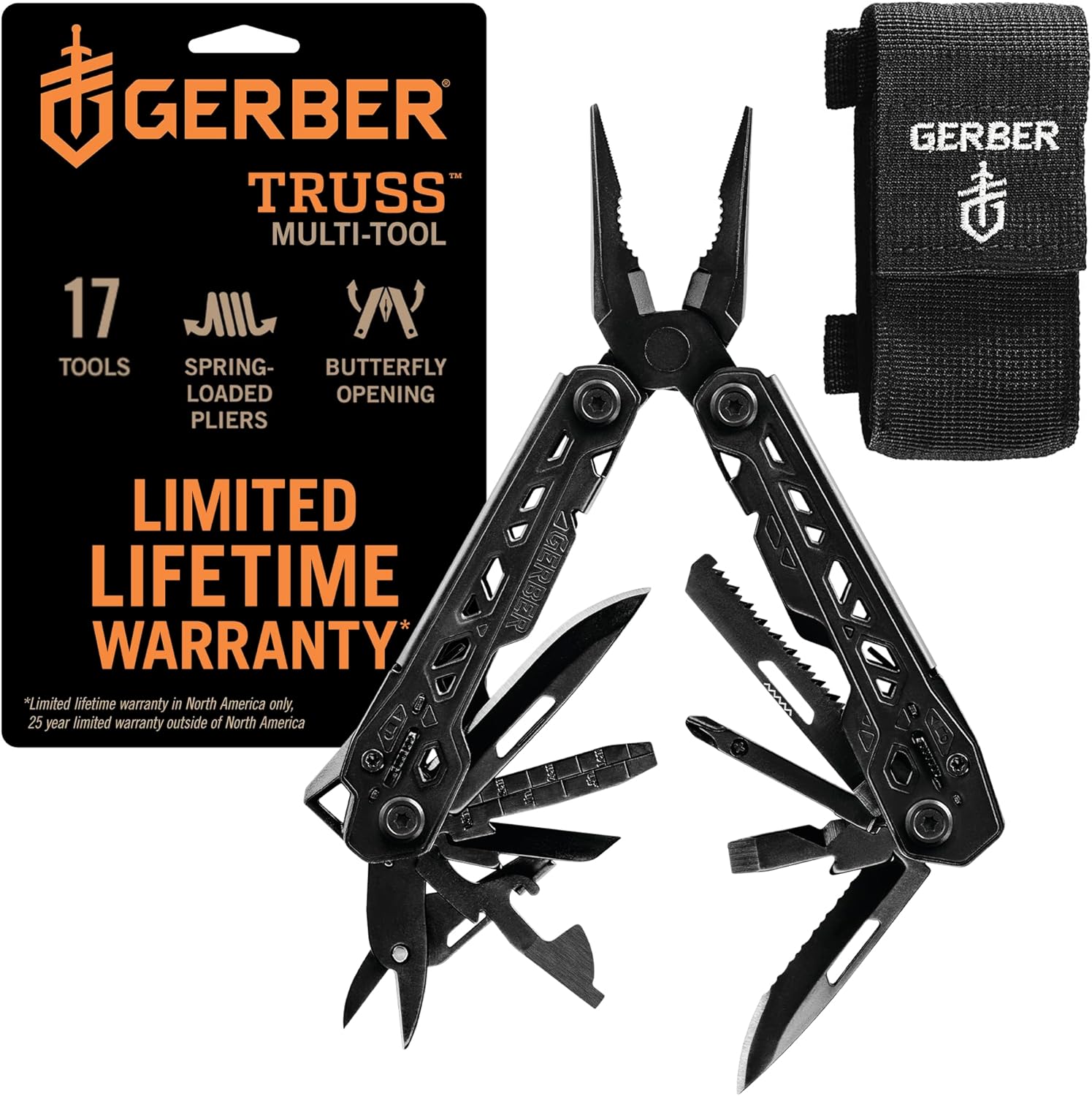 Gerber Gear Truss 17-in-1 Multitool for Everyday Carry Needs