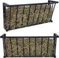 2Pcs Wall Mount Hay Rack 40in Livestock Hay Feeder - 25 Gal Capacity