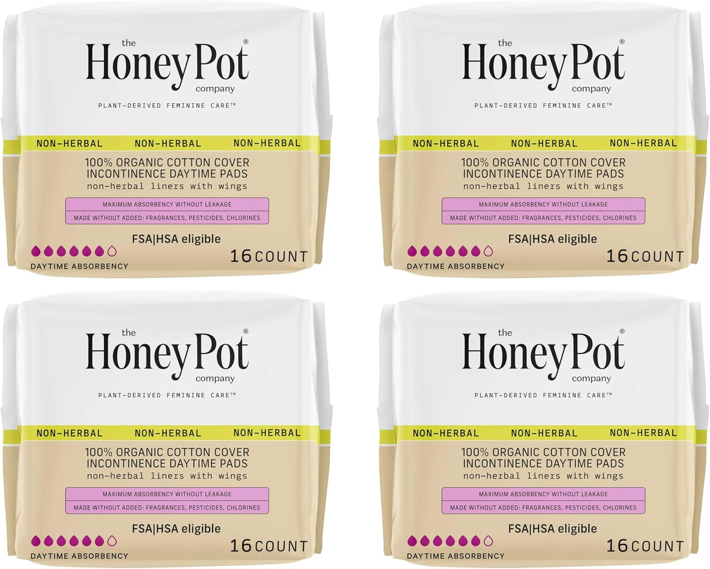 Incontinence Pads for Women - Ultra-Absorbent & Organic Cotton
