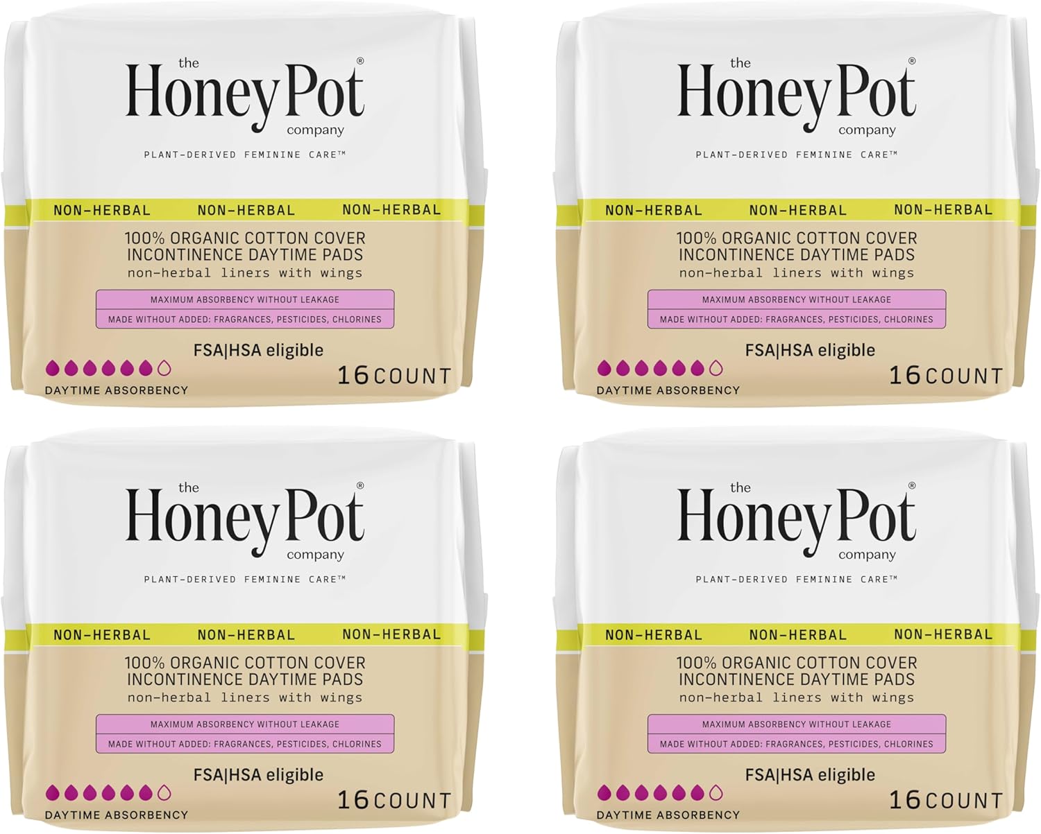 Incontinence Pads for Women - Ultra-Absorbent & Organic Cotton