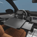 2 in 1 Large Car Steering Wheel Tray and Headrest Table - Portable