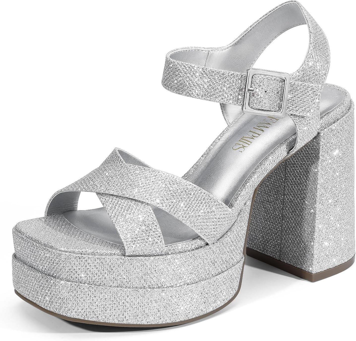 DREAM PAIRS Women's Platform Chunky Heels for Stylish Comfort