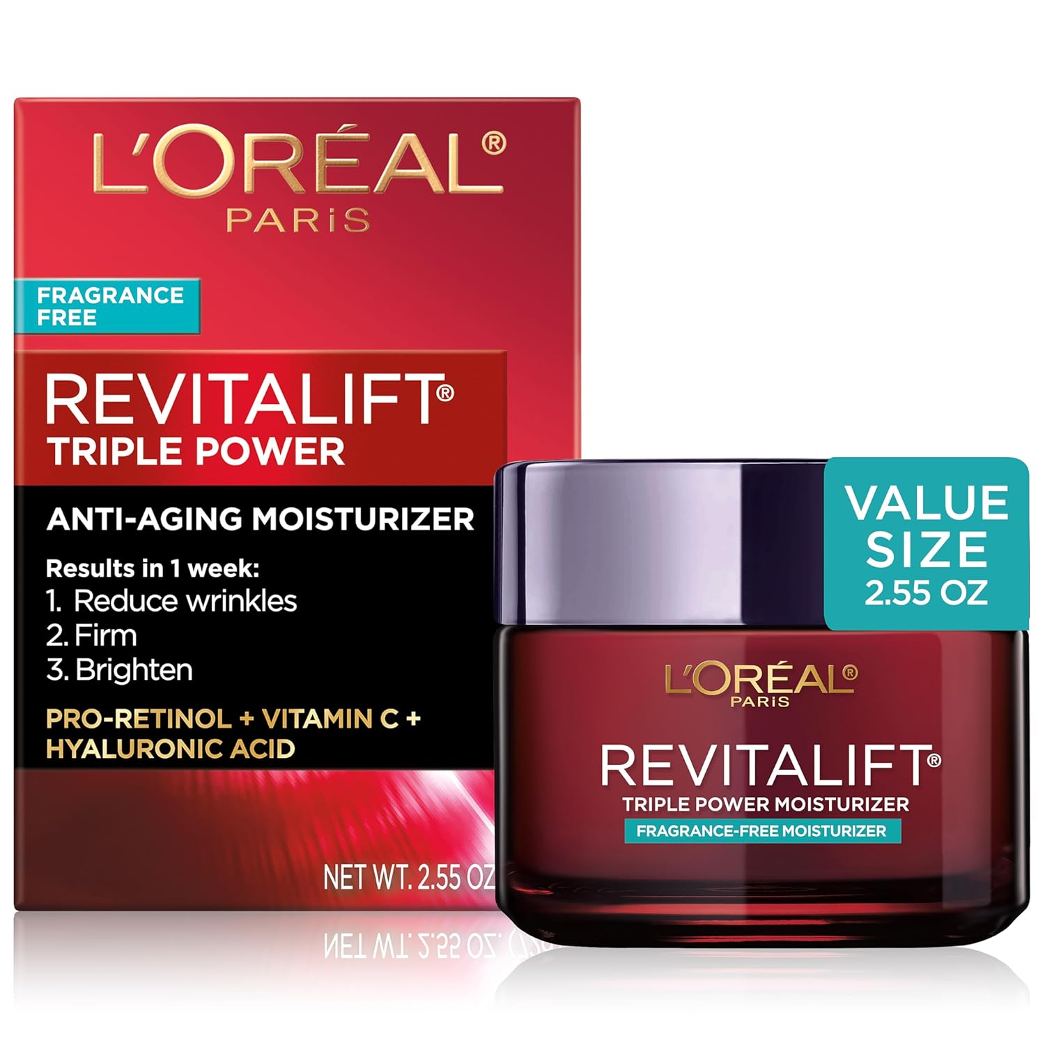 Revitalift Triple Power Anti-Aging Face Moisturizer for Youthful Skin