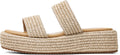 Platform Slip on Espadrille Sandals for Women - Comfortable Wedge