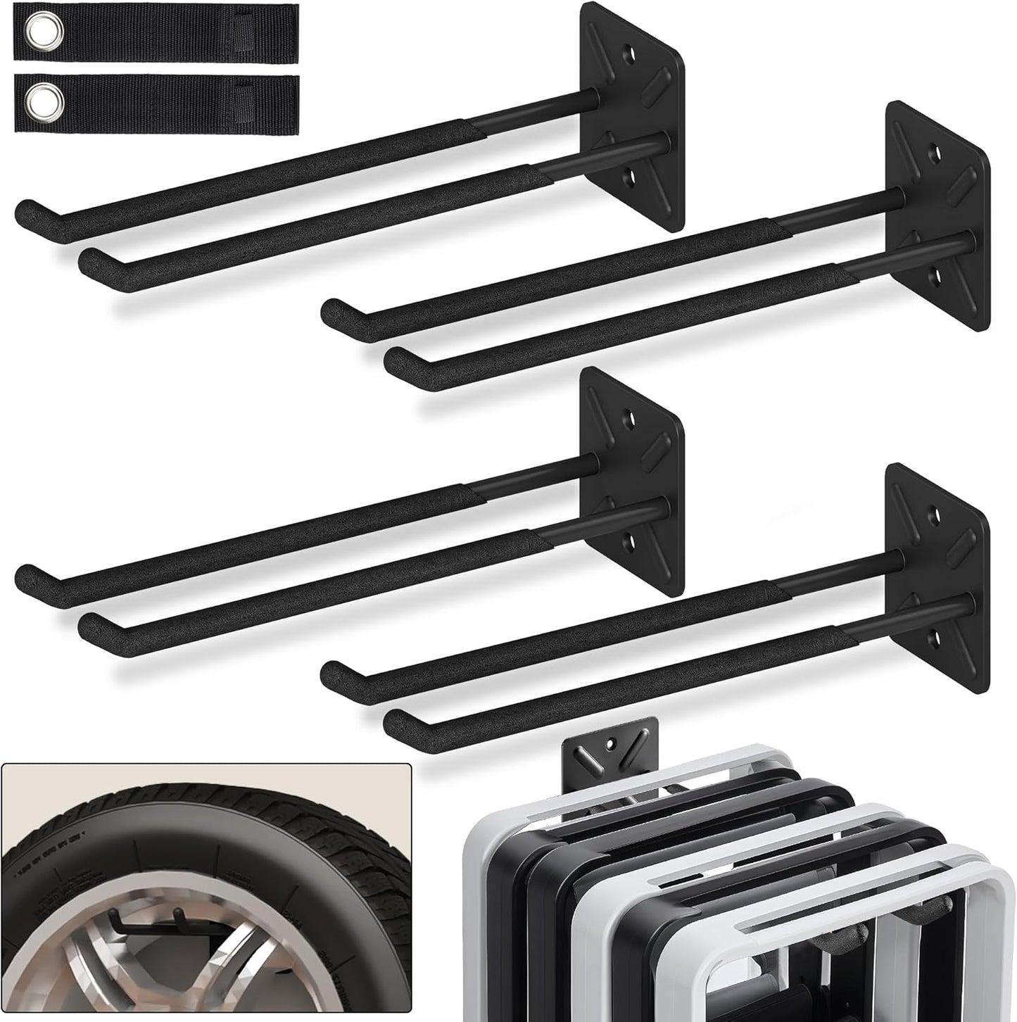Heavy Duty Garage Hooks for Maximum Storage Efficiency