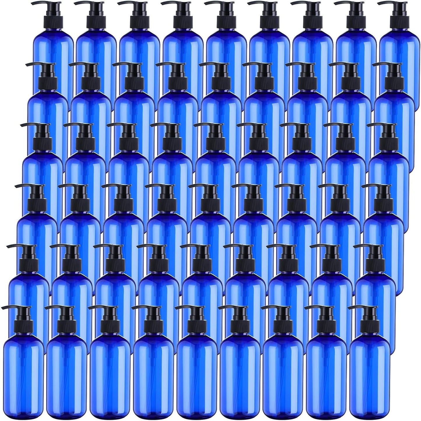48 Pcs Refillable Shampoo Conditioner Dispenser Bottles Set